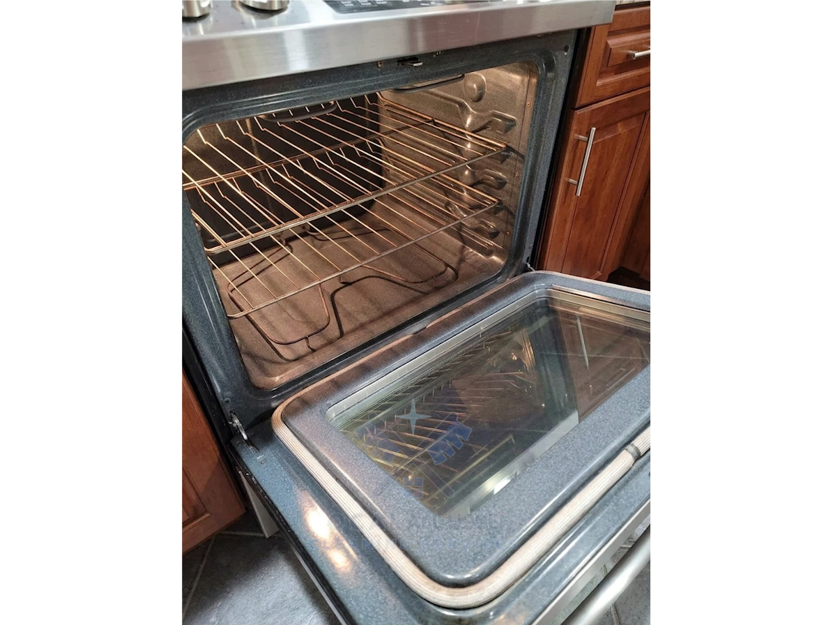 Polished room after cleaning